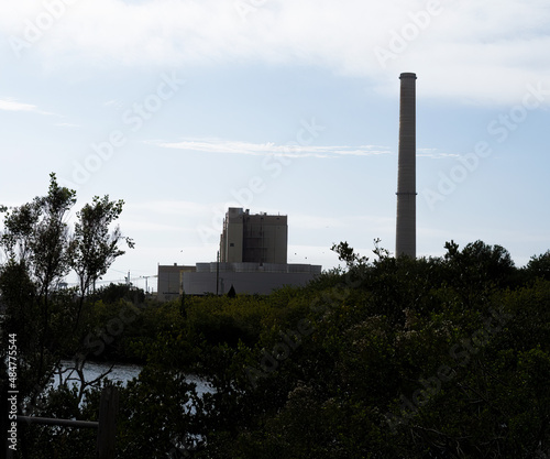 Florida coal plant along the Gulf Coast