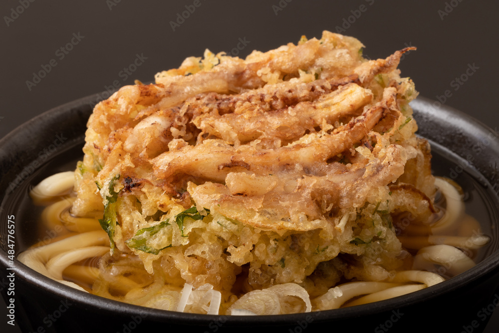 イカげそ かき揚げうどん イカげそ かき揚げうどん