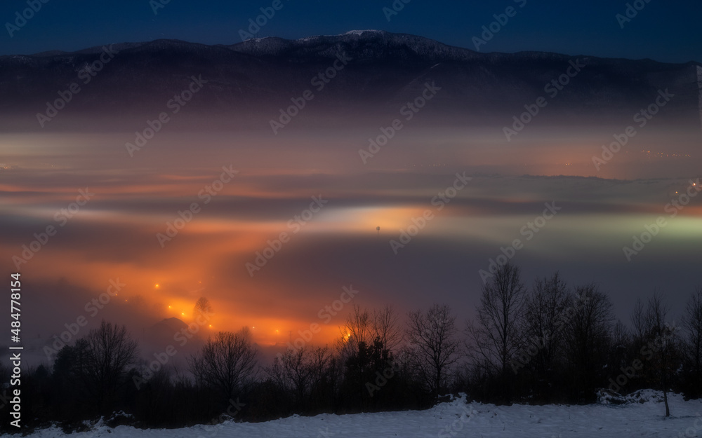 City under the fog City under the fog