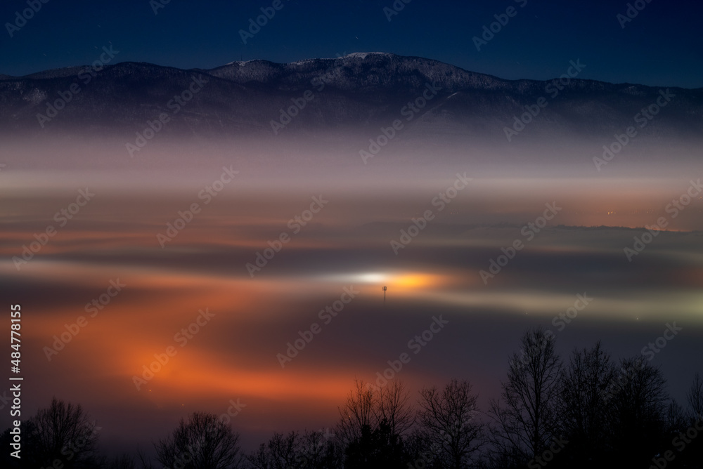 City under the fog City under the fog