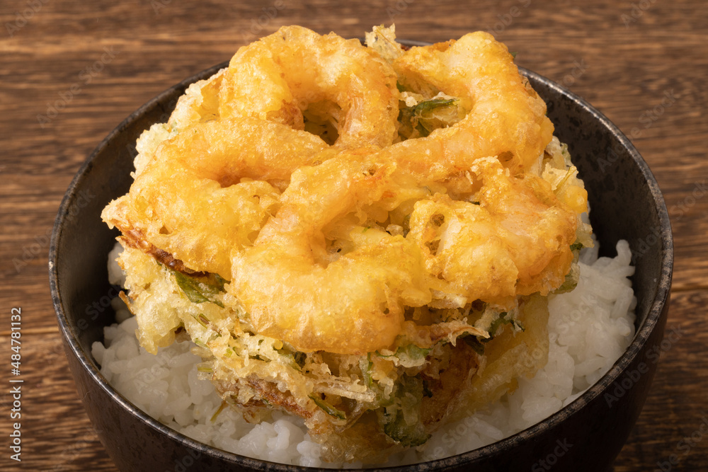 海老 かき揚げ丼 海老 かき揚げ丼