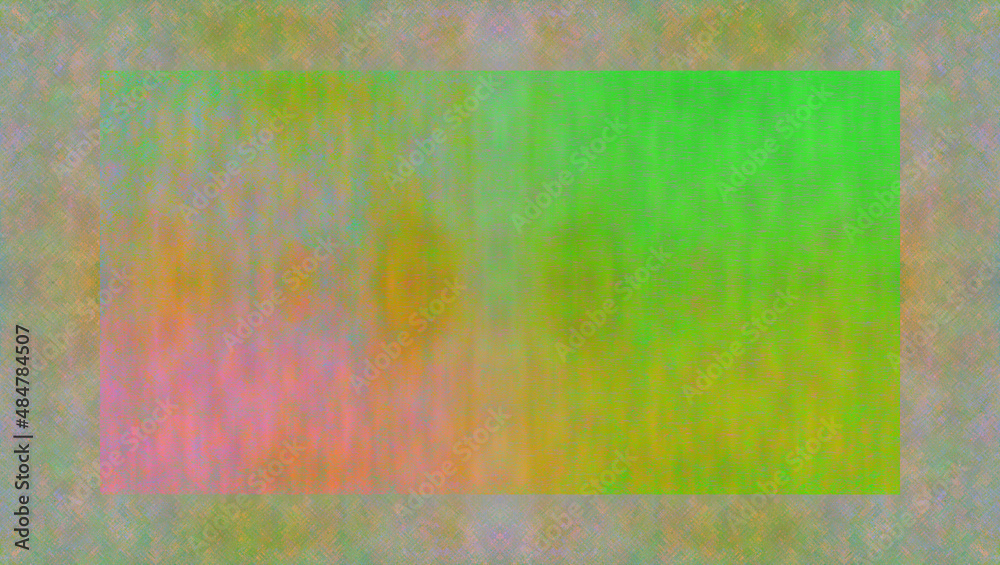 Fototapeta premium Abstract glitch art border background image.