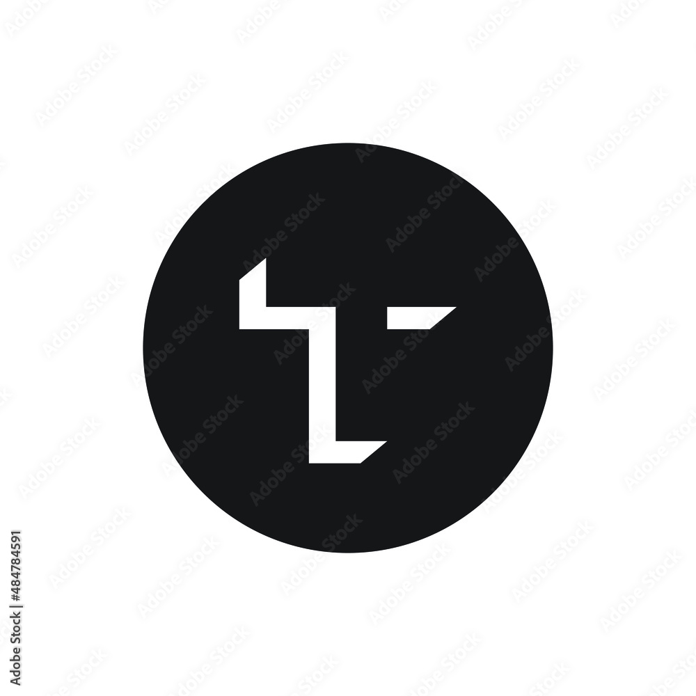 Letter T icon design isolated on white background Letter T icon design isolated on white background