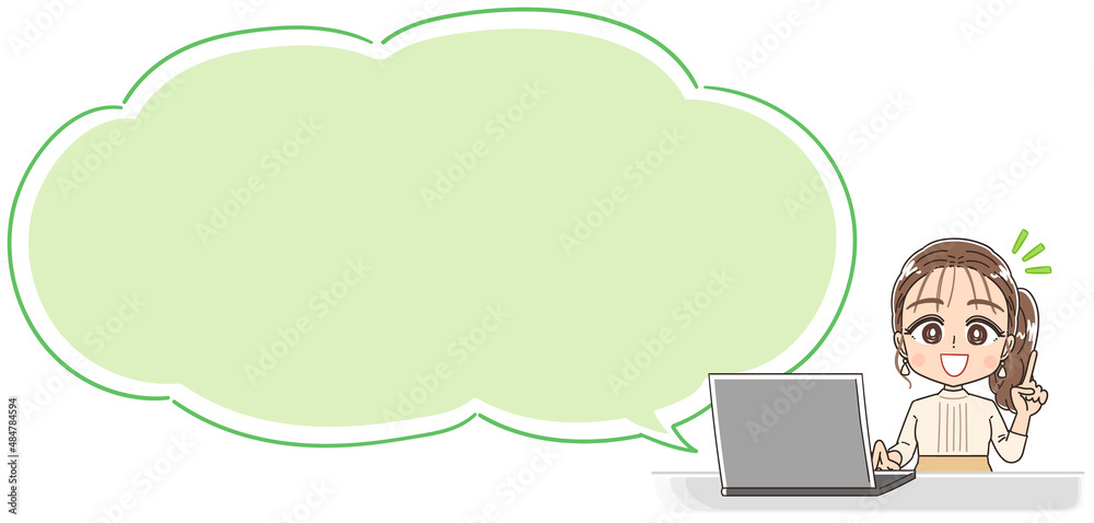 おしゃれ アパレル 港区女子のイラスト