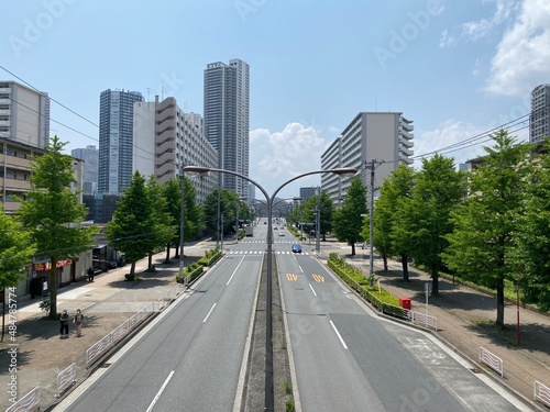 cityscape of Tatsumi area, Tokyo © slyellow