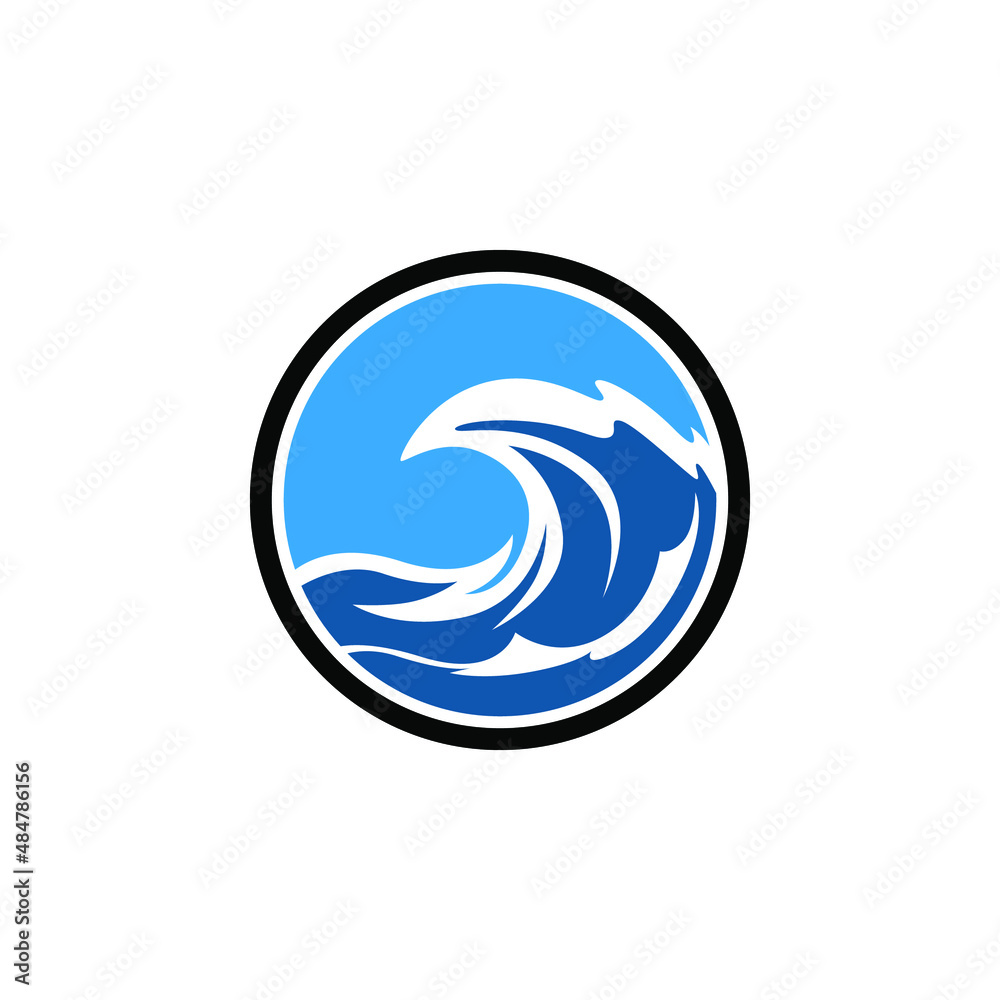 Wave Logo Design Vector. Water Logo Concept Wave Logo Design Vector. Water Logo Concept