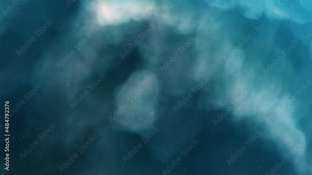 Fototapeta premium science fiction illustrarion, colorful space background with stars