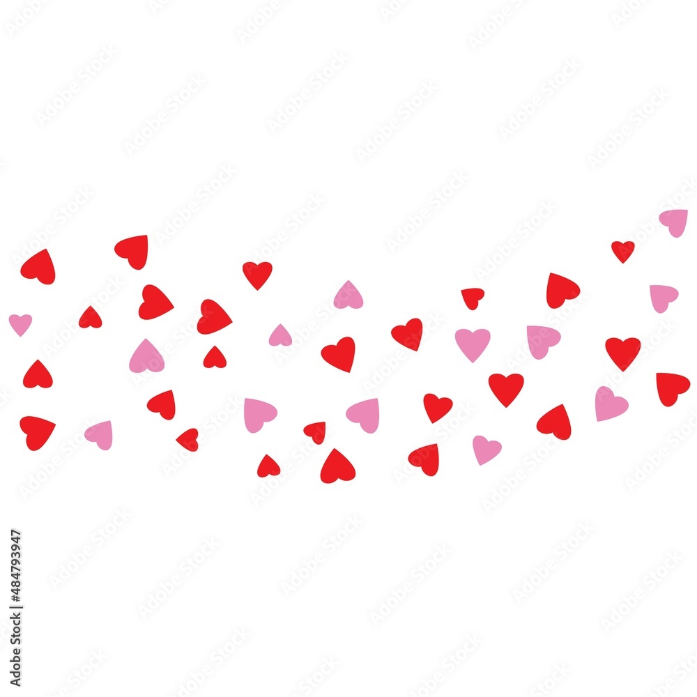 Love background illustration vector template