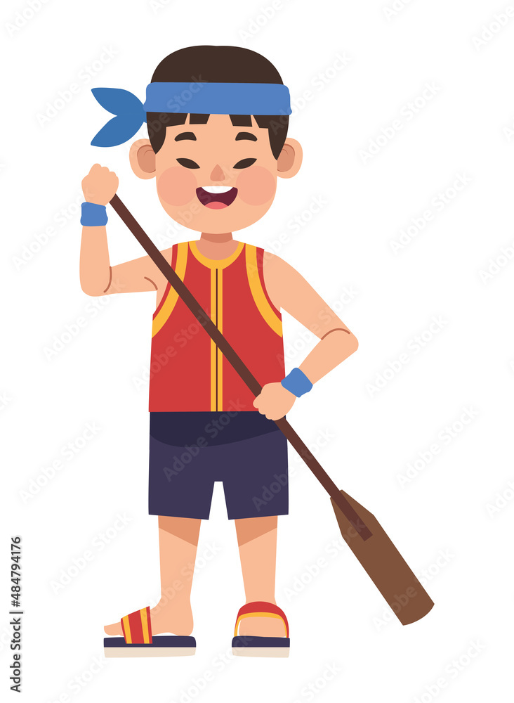 boy with oar boy with oar