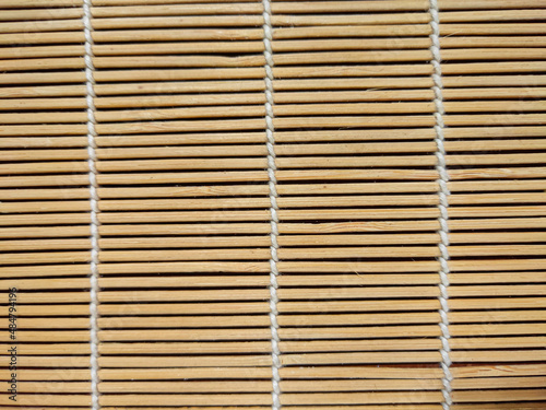 Fototapeta Naklejka Na Ścianę i Meble -  a wooden Sushi roller  texture