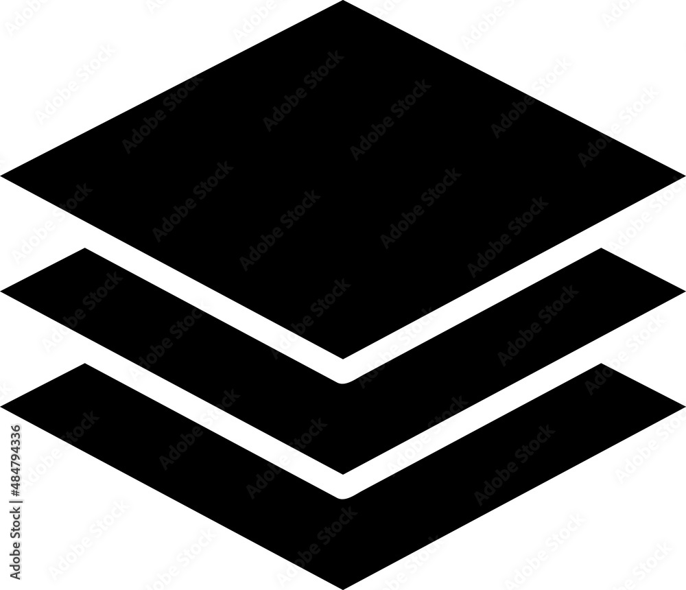 Layers icon in circle . Vector illustration.eps Layers icon in circle . Vector illustration.eps