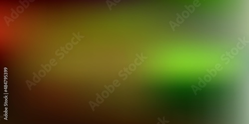Light green, yellow vector blur drawing.