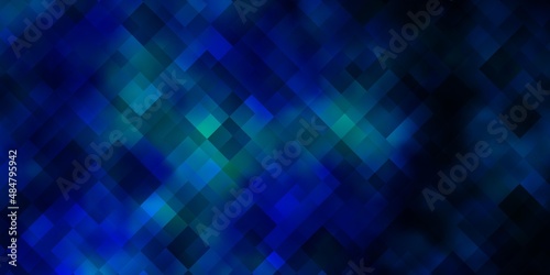 Light BLUE vector background with rectangles.