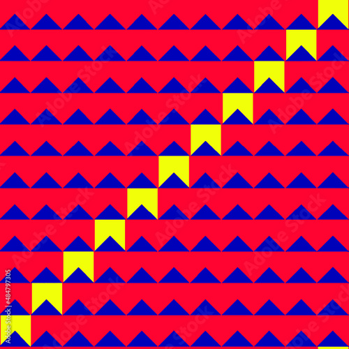 seamless geometric pattern with triangles