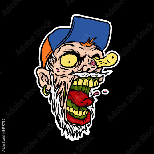 zombie cartoon illustration