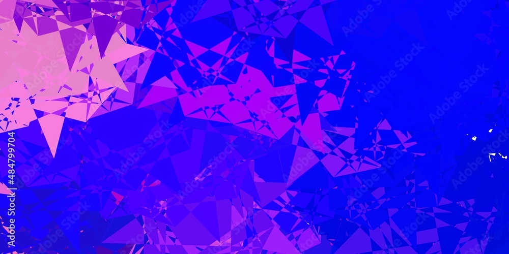 Light Blue, Yellow vector template with triangle shapes. Light Blue, Yellow vector template with triangle shapes.