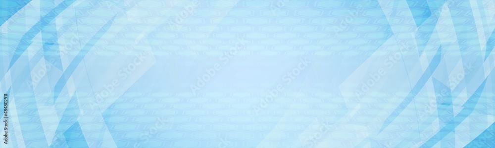 透明感のある青色の抽象的なバナー ヘッダー背景 Illyustraciya Stock Adobe Stock