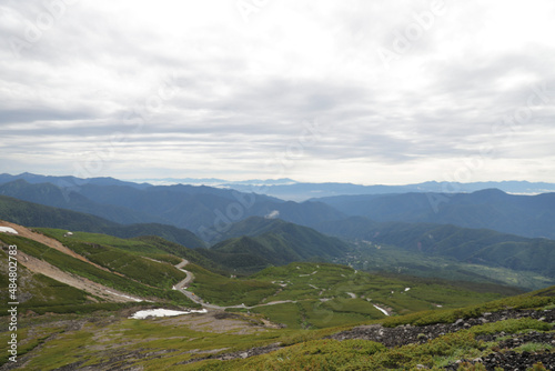 landscape with mountains