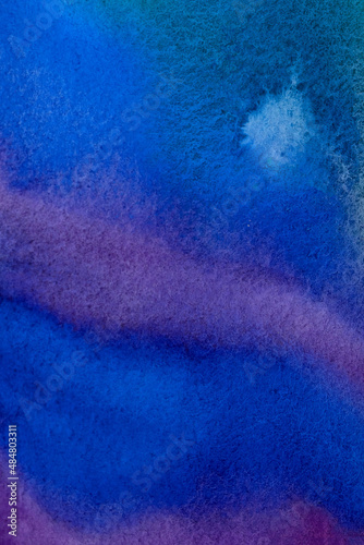 abstract blue painted background. Decorative rough navy blue stylized texture paper with copy space