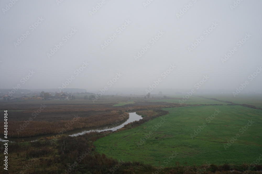 fog over the river fog over the river