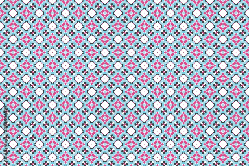 Abstract seamless floral wavy pattern, background, texture. High quality photo. Seamless Repeat Pattern for print on demand.