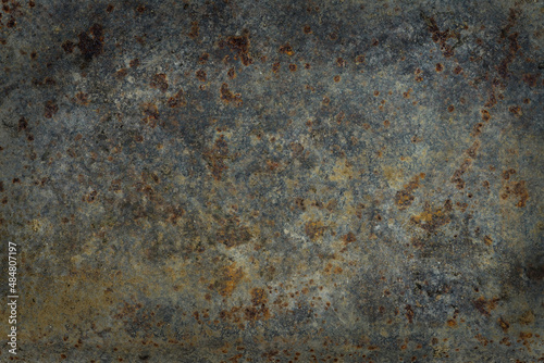Dark rusty metal texture background