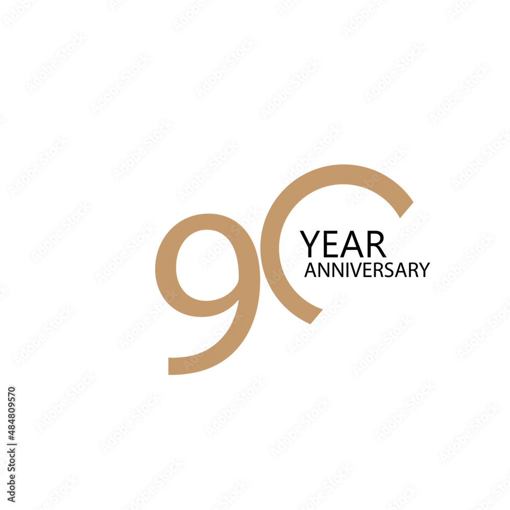 90 year anniversary celebration vector template design illustration 90 year anniversary celebration vector template design illustration