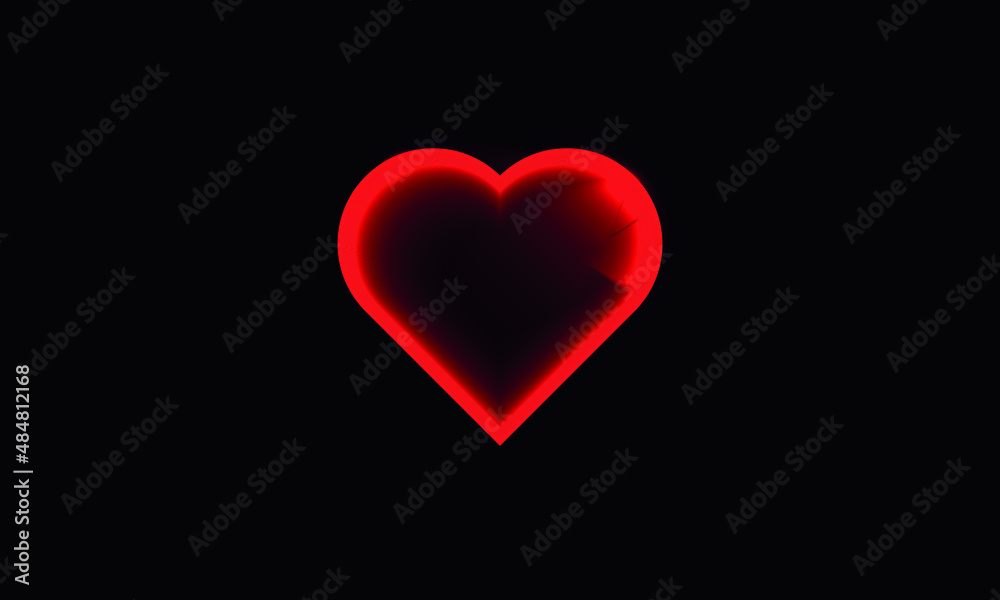 heart or 14 february or valentine day love logo vector logo template