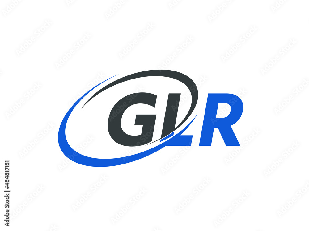 GLR letter creative modern elegant swoosh logo design GLR letter creative modern elegant swoosh logo design