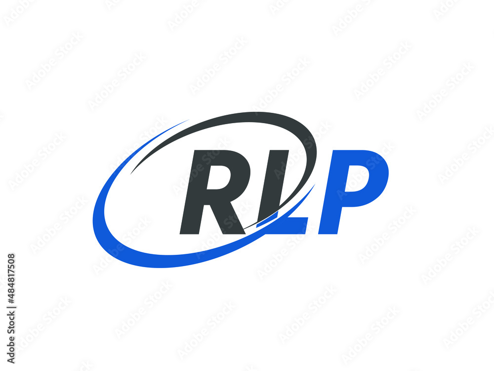RLP letter creative modern elegant swoosh logo design RLP letter creative modern elegant swoosh logo design