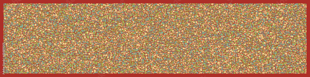 Fototapeta premium Offset Quads generative art background art illustration