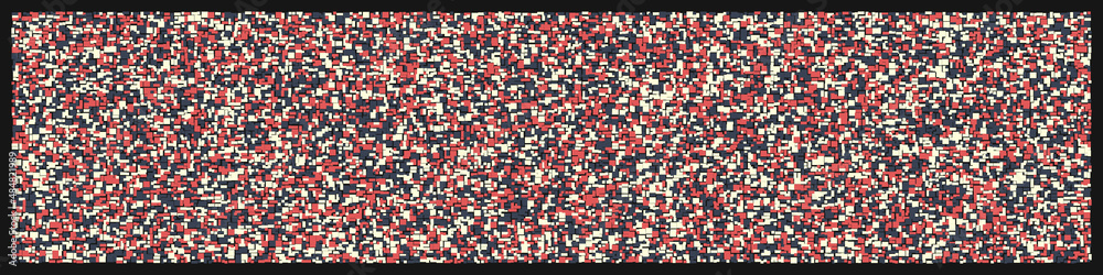 Fototapeta premium Offset Quads generative art background art illustration