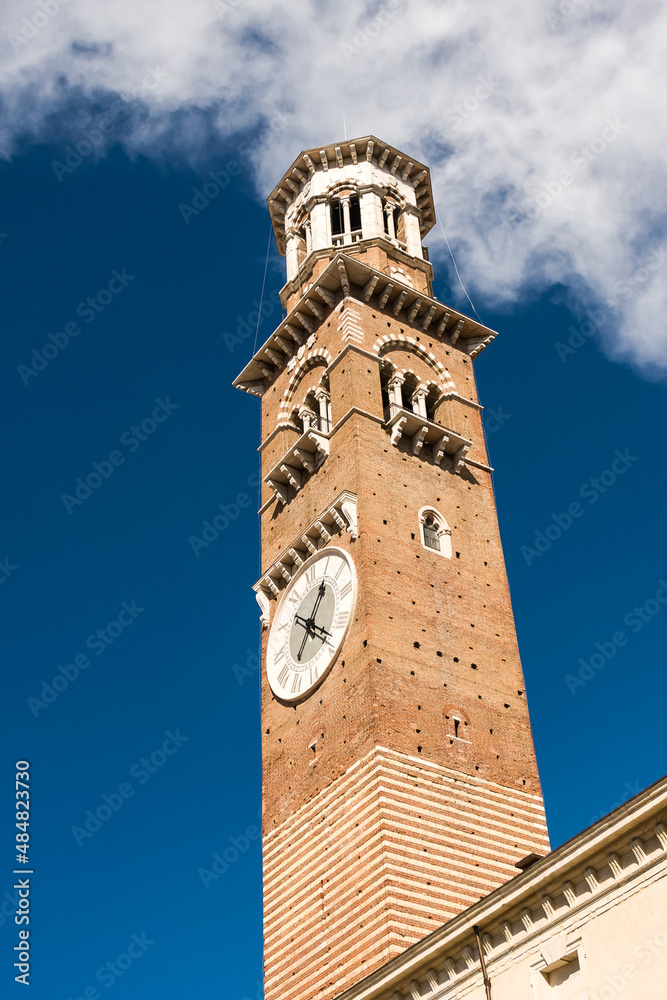 Bell tower in Verona.