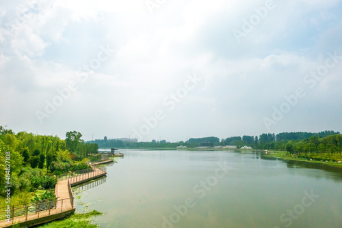 Binhu Park  Zhumadian city  Henan Province  China