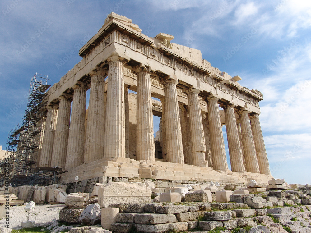 Obraz premium Acropolis of Athen with Parthenon Temple
