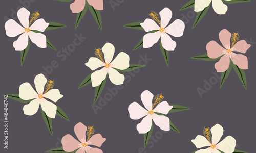 seamless art pattern with abstract flowers Modern design for paper  cover  fabric  interior. and other users Seamless vector pattern with hand drawn textures. Modern abstract design.