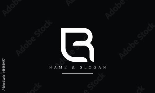 RL, LR, R, L abstract letters logo monogram