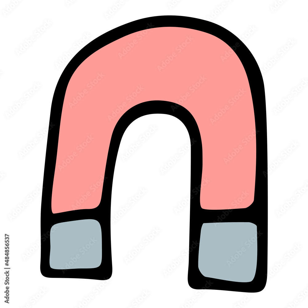 The magnetsocial media marketing business marketing doodle vector illustration The magnetsocial media marketing business marketing doodle vector illustration