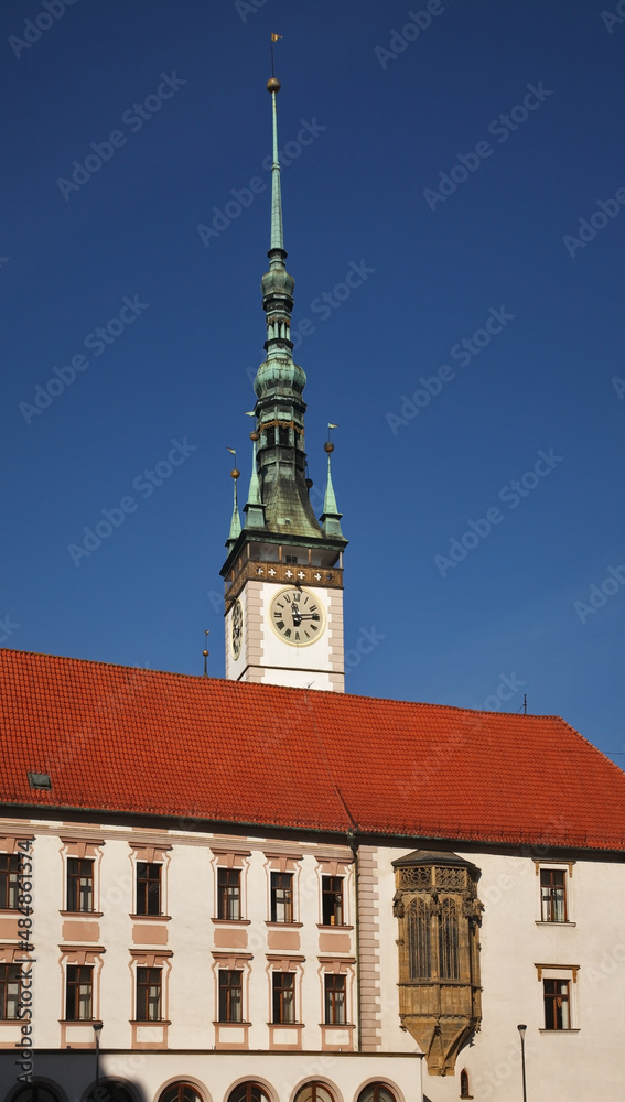 Obraz premium Townhouse at Upper Square (Horni namesti) in Olomouc. Moravia. Czech Republic