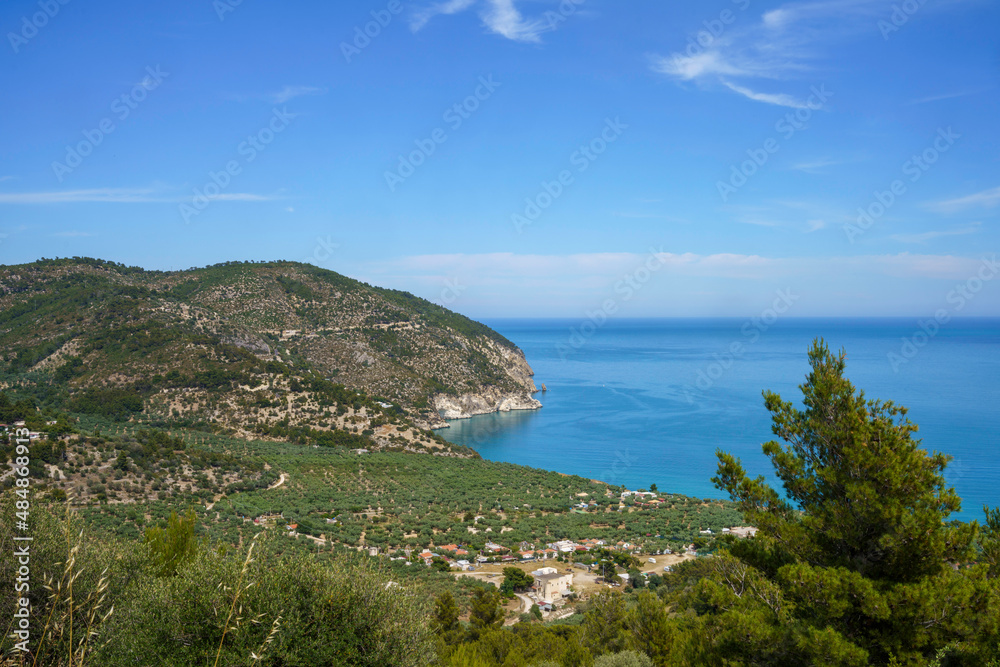 Coast of Mattinata, Gargano, Apulia, Italy Coast of Mattinata, Gargano, Apulia, Italy