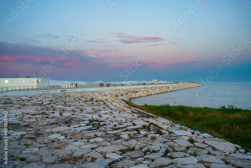 Coast of Manfredonia, Apulia, italy