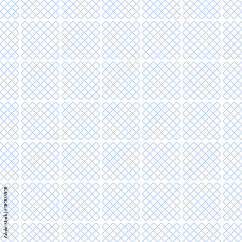 Seamless geometric checked blue pattern.