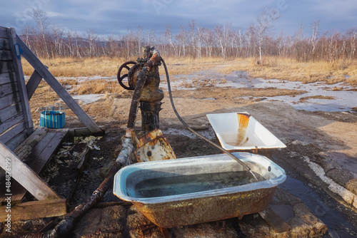 Thermal springs Wild Ozerki in Kamchatka photo