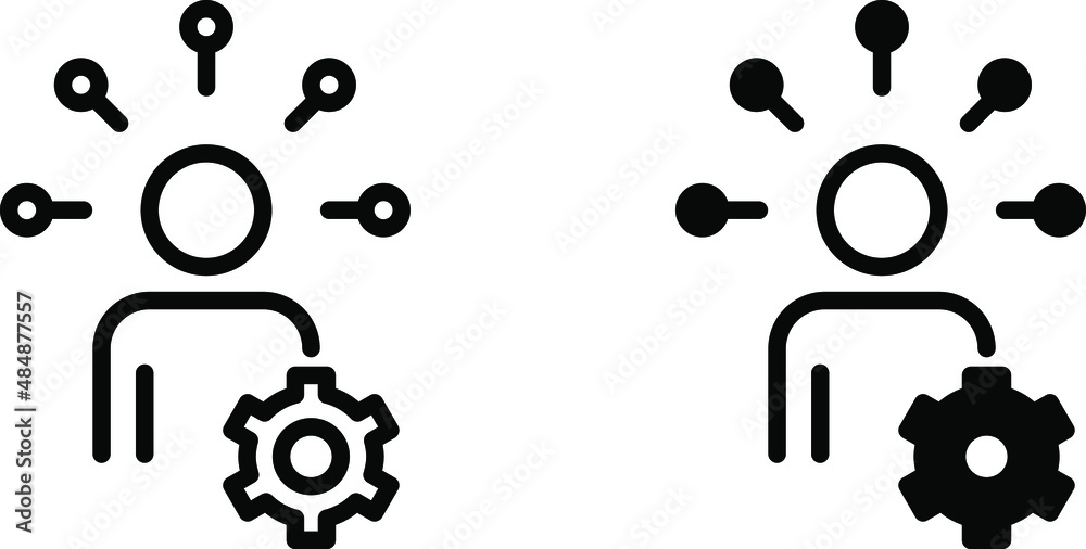 OPC, One Person Company icon, vector illustration OPC, One Person Company icon, vector illustration