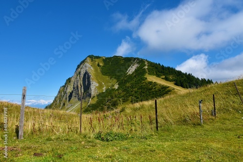 Mountain peak in Karavanke mountains, Gorenjska, Slovenia