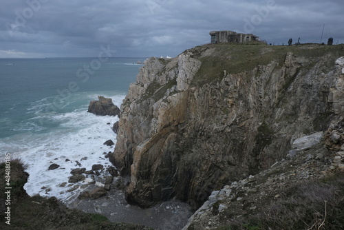 Visual variety observed on the French coast, Bretagne, Finistere. (West); focusing on rocky formations this time. A wide variety of eroded rock formations, zoomed textures, creeks, cavities, shores...