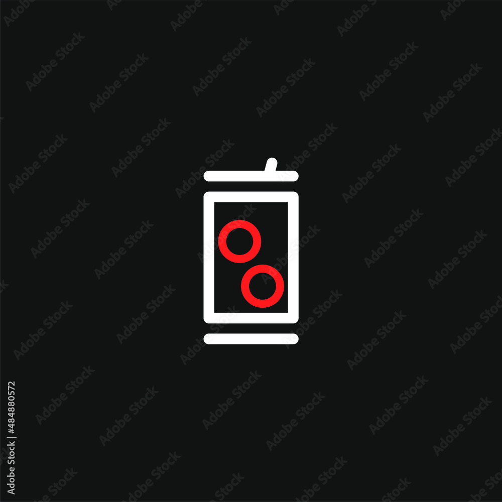 drink icon. drink outline icon. can be used for social media purposes, posters and others.