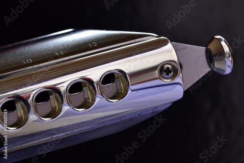harmonica close up
