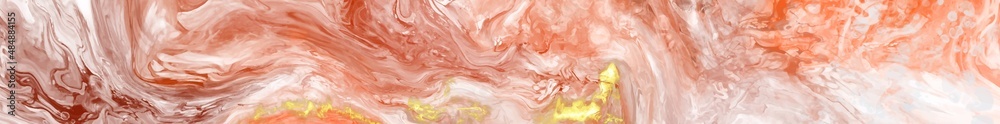 Vector coral banner. Hand drawn abstract paint brush stroke. Vector coral banner. Hand drawn abstract paint brush stroke.