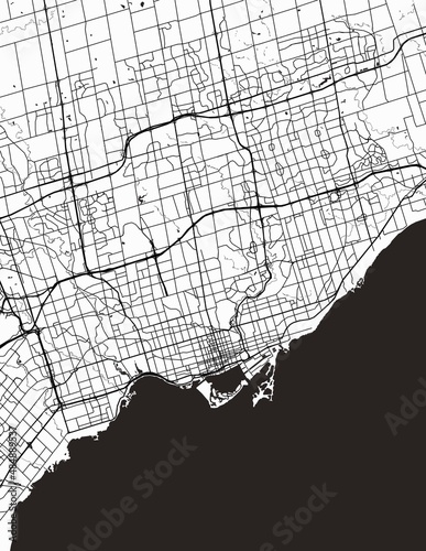 Photography Toronto city map
